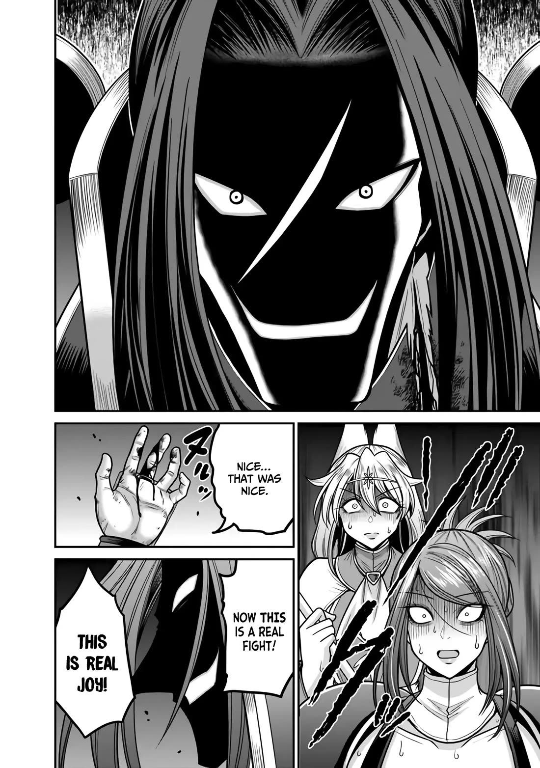 Kujibiki Tokushou Musou Harem-ken Chapter 47 page 7 - Chapter 47: Head-on Clash! Ultimate Devilish Sword Vs. The Power of Bond!