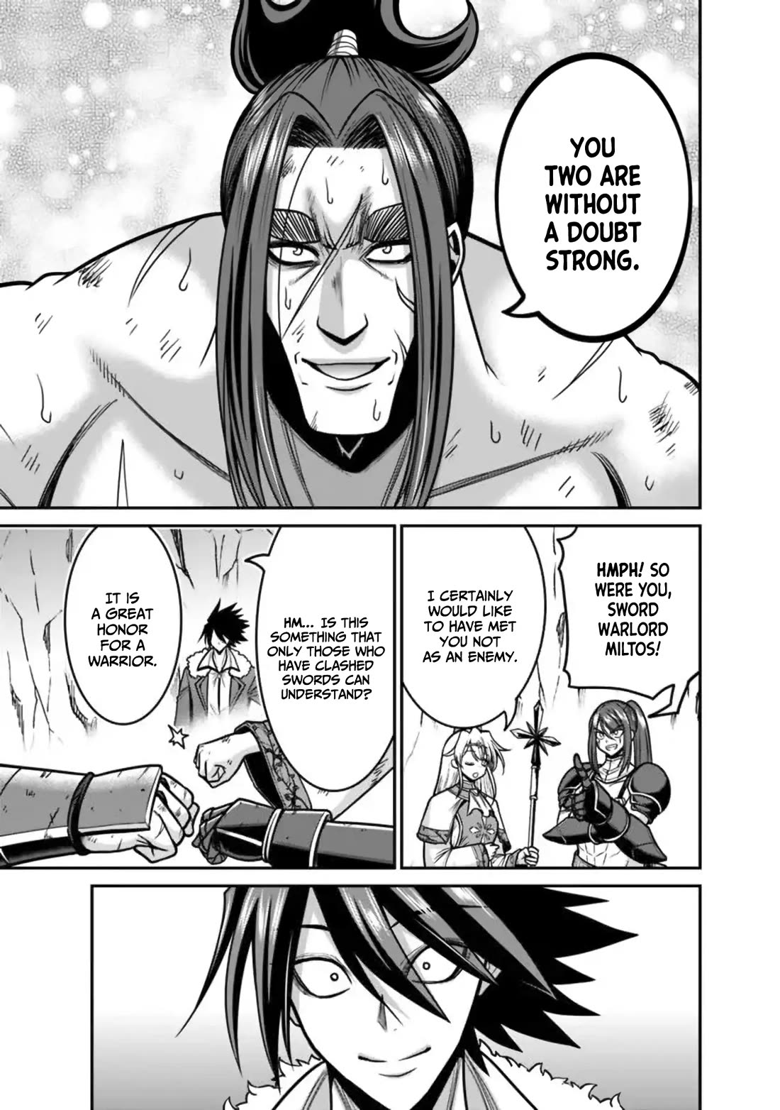 Kujibiki Tokushou Musou Harem-ken Chapter 49 page 4 - Chapter 49: The strong discovers The Power of Bond and Love