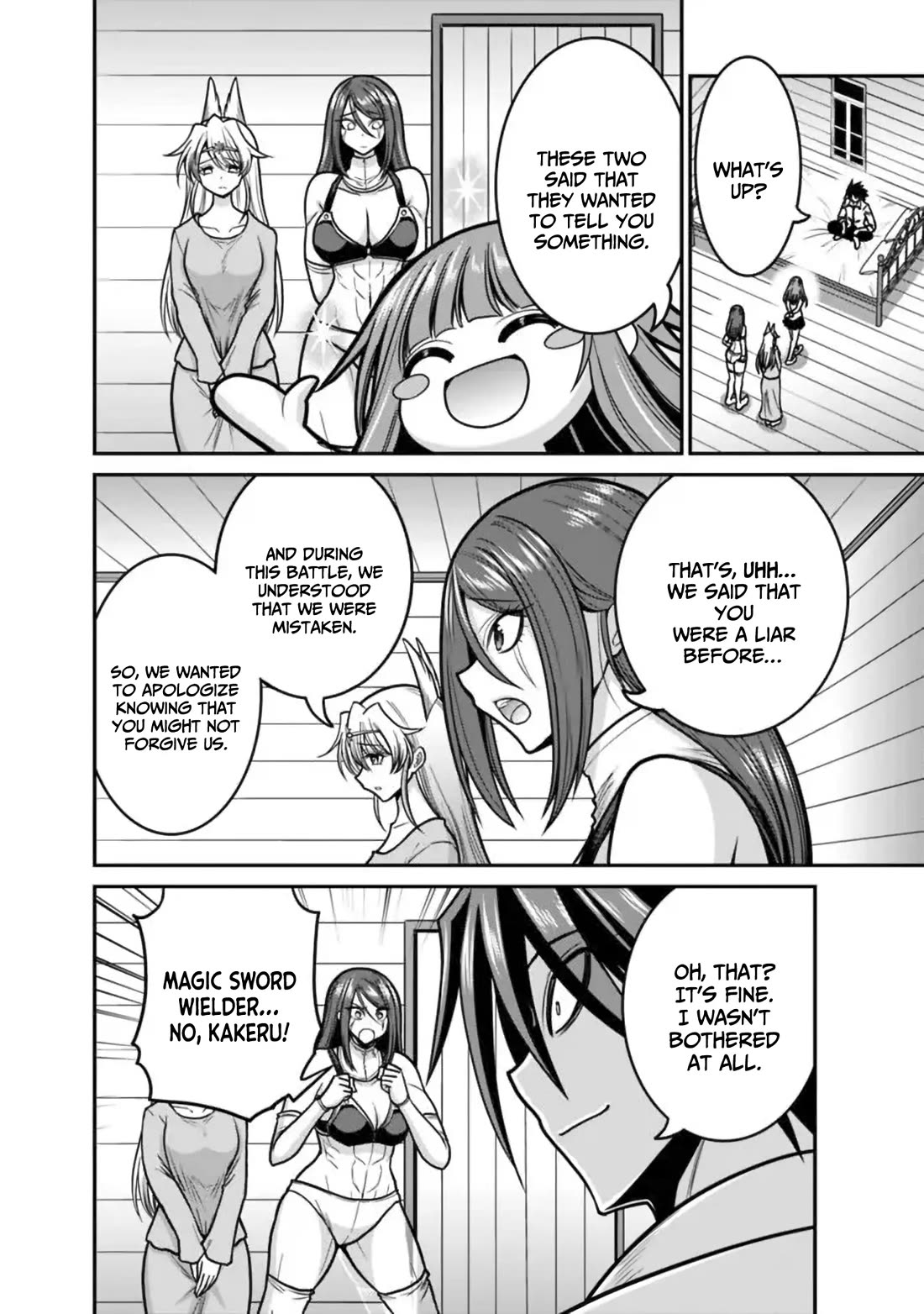 Kujibiki Tokushou Musou Harem-ken Chapter 49 page 9 - Chapter 49: The strong discovers The Power of Bond and Love