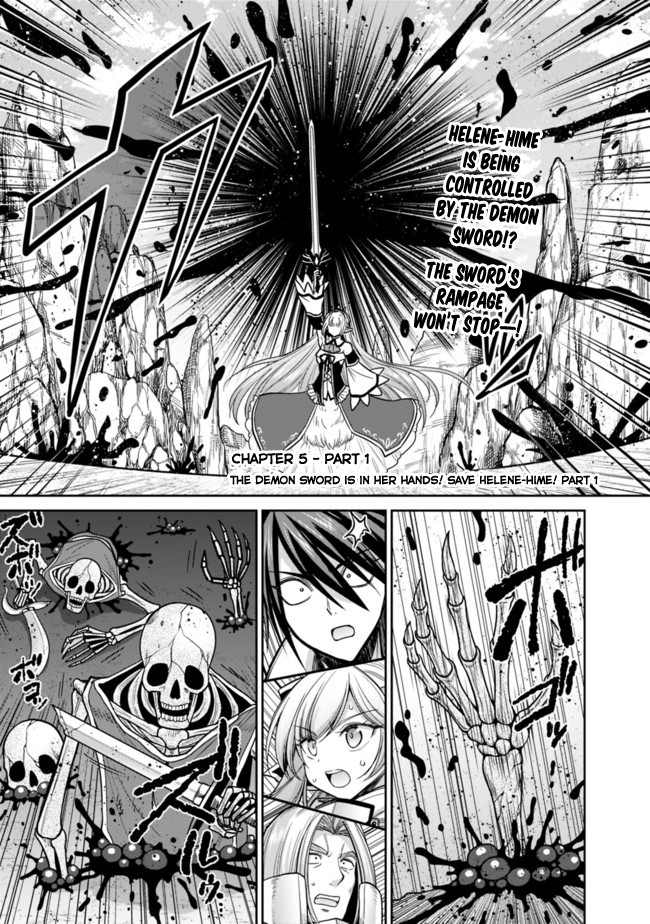 Kujibiki Tokushou Musou Harem-ken Chapter 5.1 page 2 - Chapter 5.1 - 5.2: The Demon Sword is in Her Hands! Save Helene-Hime! - Part 1