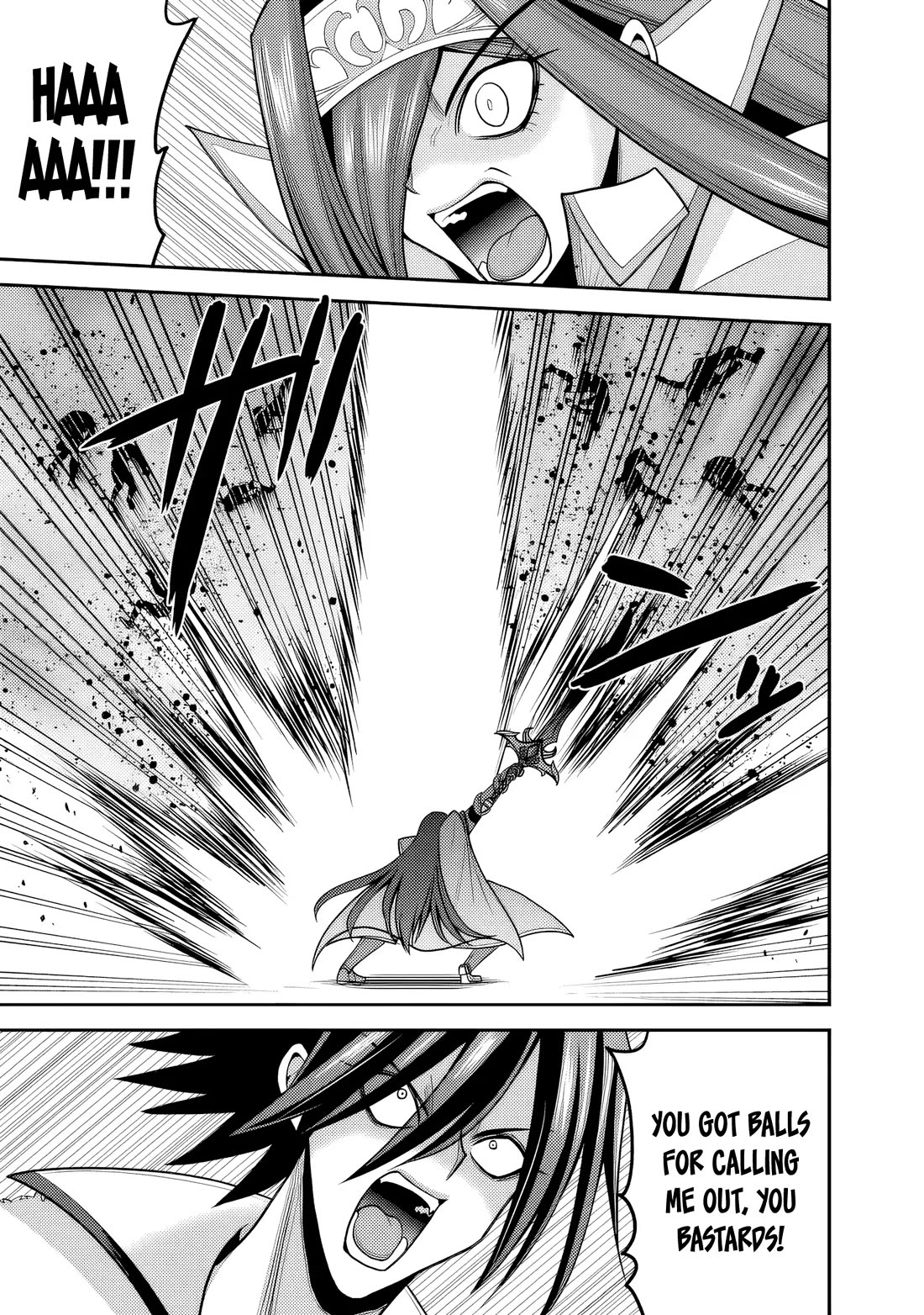 Kujibiki Tokushou Musou Harem-ken Chapter 51 page 12 - Chapter 51: Counterattack! The Demon Sword Wielder and The Prideful Knight
