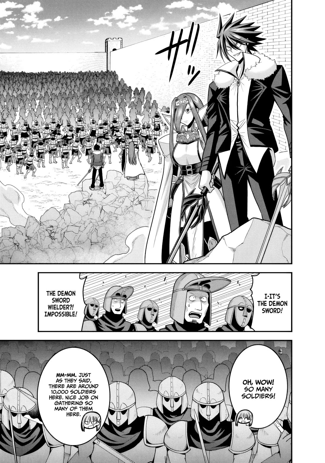 Kujibiki Tokushou Musou Harem-ken Chapter 51 page 8 - Chapter 51: Counterattack! The Demon Sword Wielder and The Prideful Knight