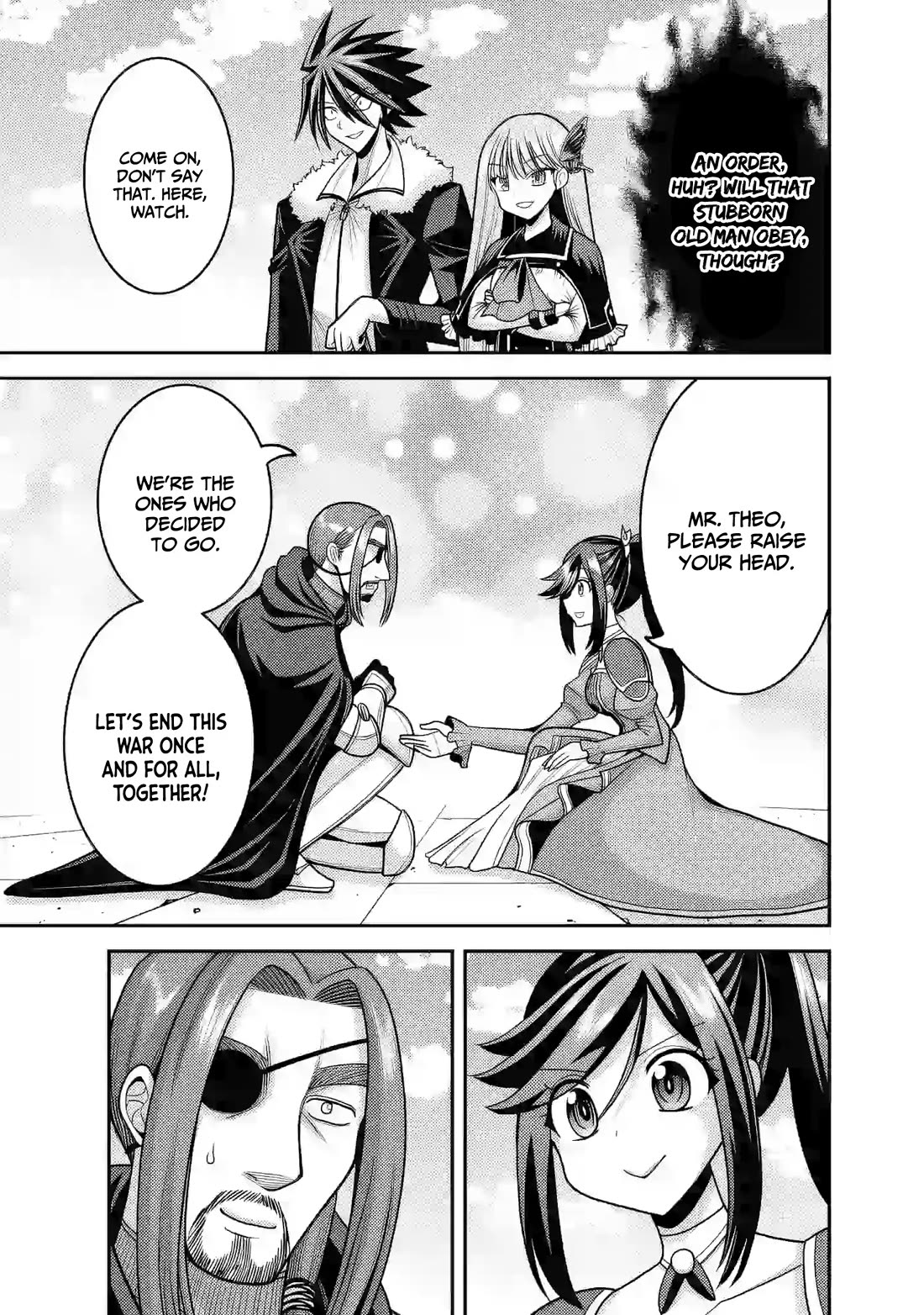 Kujibiki Tokushou Musou Harem-ken Chapter 53 page 34 - Chapter 53: The light of hope, the darkness lurking before one's eyes will be expesed?!