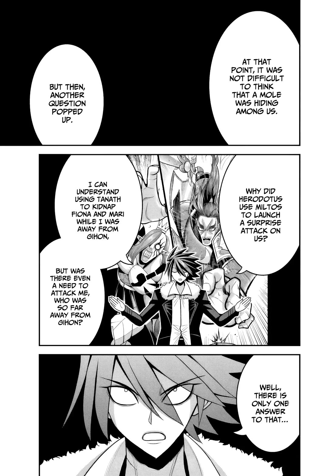 Kujibiki Tokushou Musou Harem-ken Chapter 54 page 18 - Chapter 54: The traitor bares his fangs! A nightmare-ish sorcery, once again!