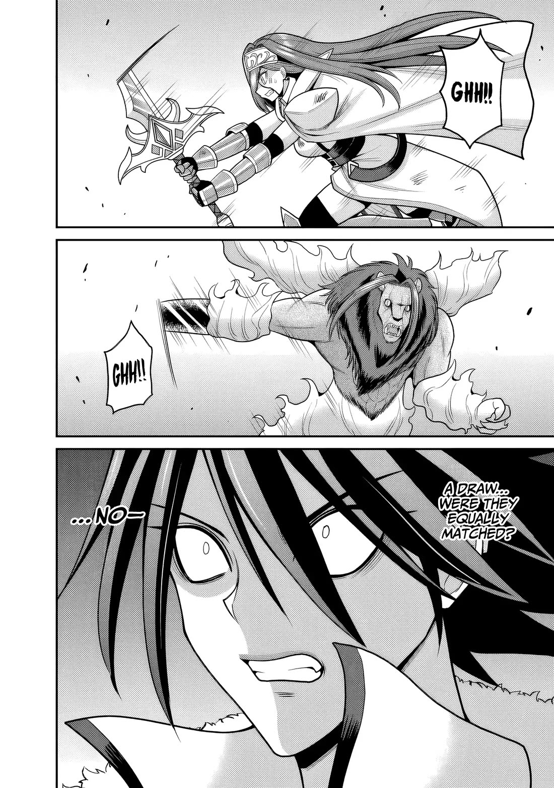 Kujibiki Tokushou Musou Harem-ken Chapter 57 page 21 - Chapter 57: The Holy Sword versus The Accursed Flames. The conclusion!