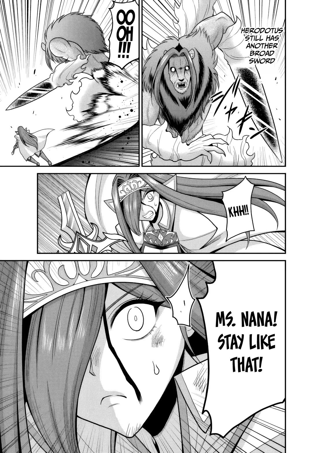 Kujibiki Tokushou Musou Harem-ken Chapter 57 page 22 - Chapter 57: The Holy Sword versus The Accursed Flames. The conclusion!