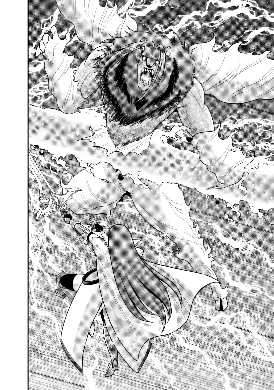 Kujibiki Tokushou Musou Harem-ken Chapter 57 page 25 - Chapter 57: The Holy Sword versus The Accursed Flames. The conclusion!