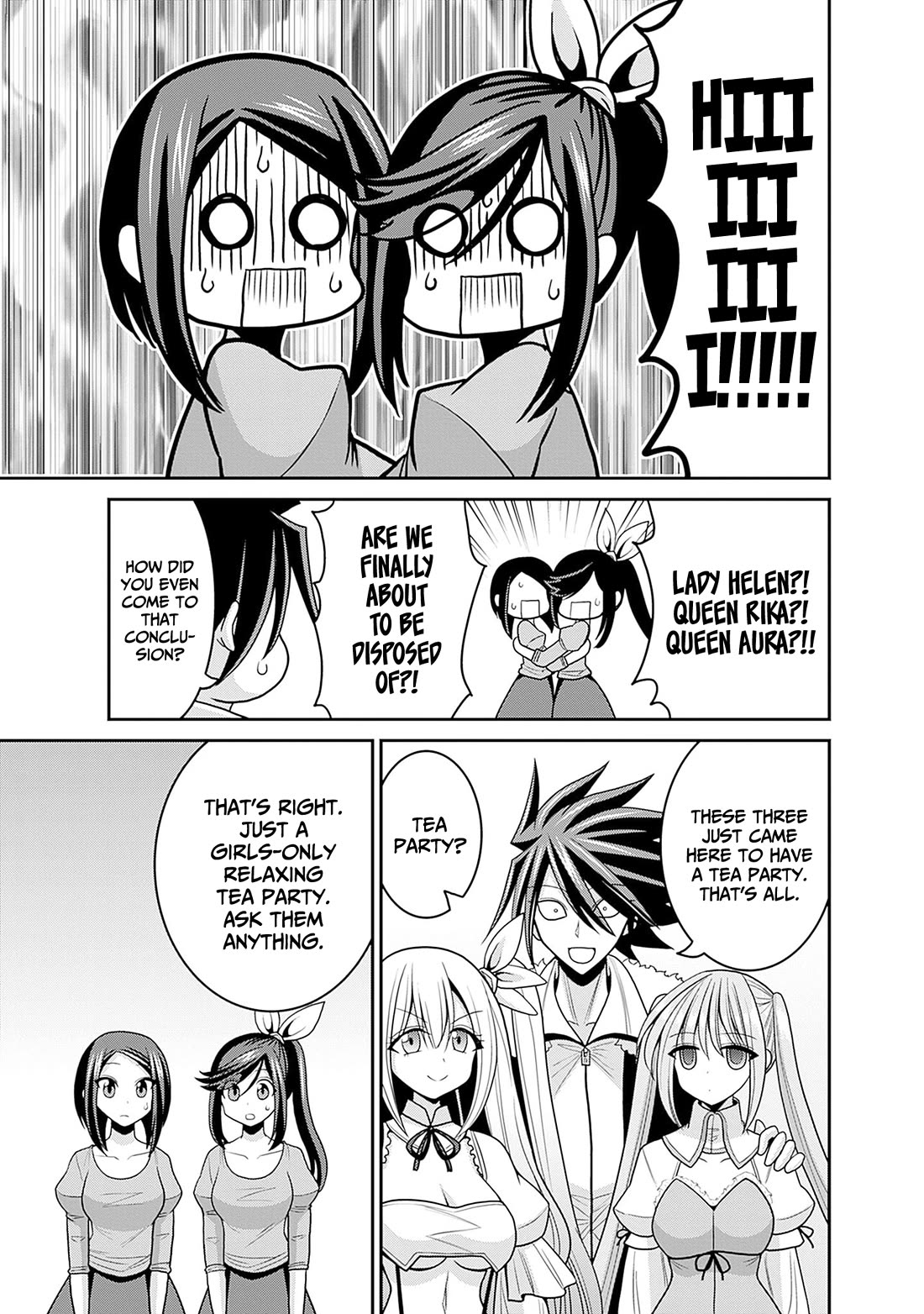 Kujibiki Tokushou Musou Harem-ken Chapter 58 page 12 - Chapter 58: Becoming new Queens! A heart that inherits affection