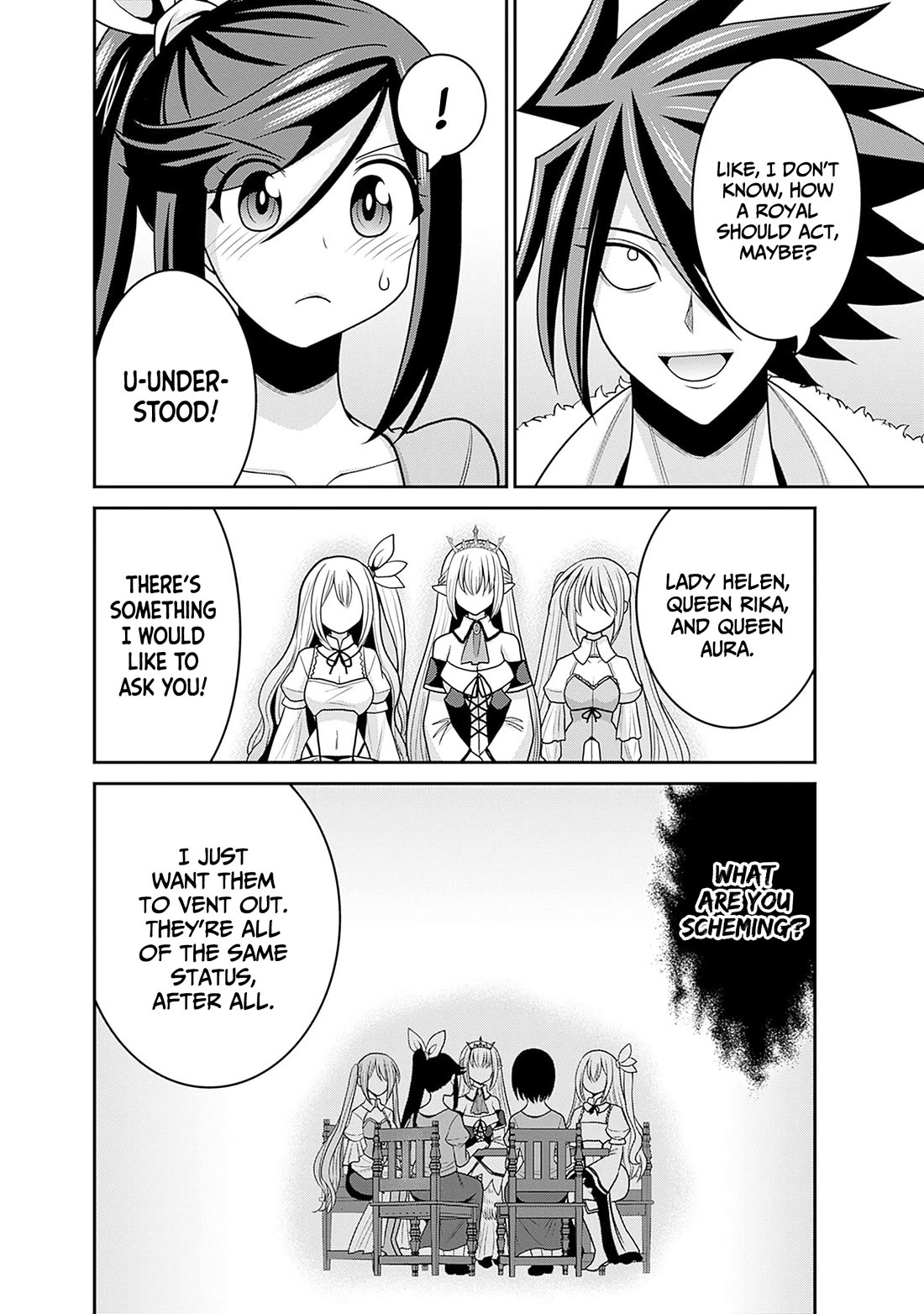 Kujibiki Tokushou Musou Harem-ken Chapter 58 page 13 - Chapter 58: Becoming new Queens! A heart that inherits affection