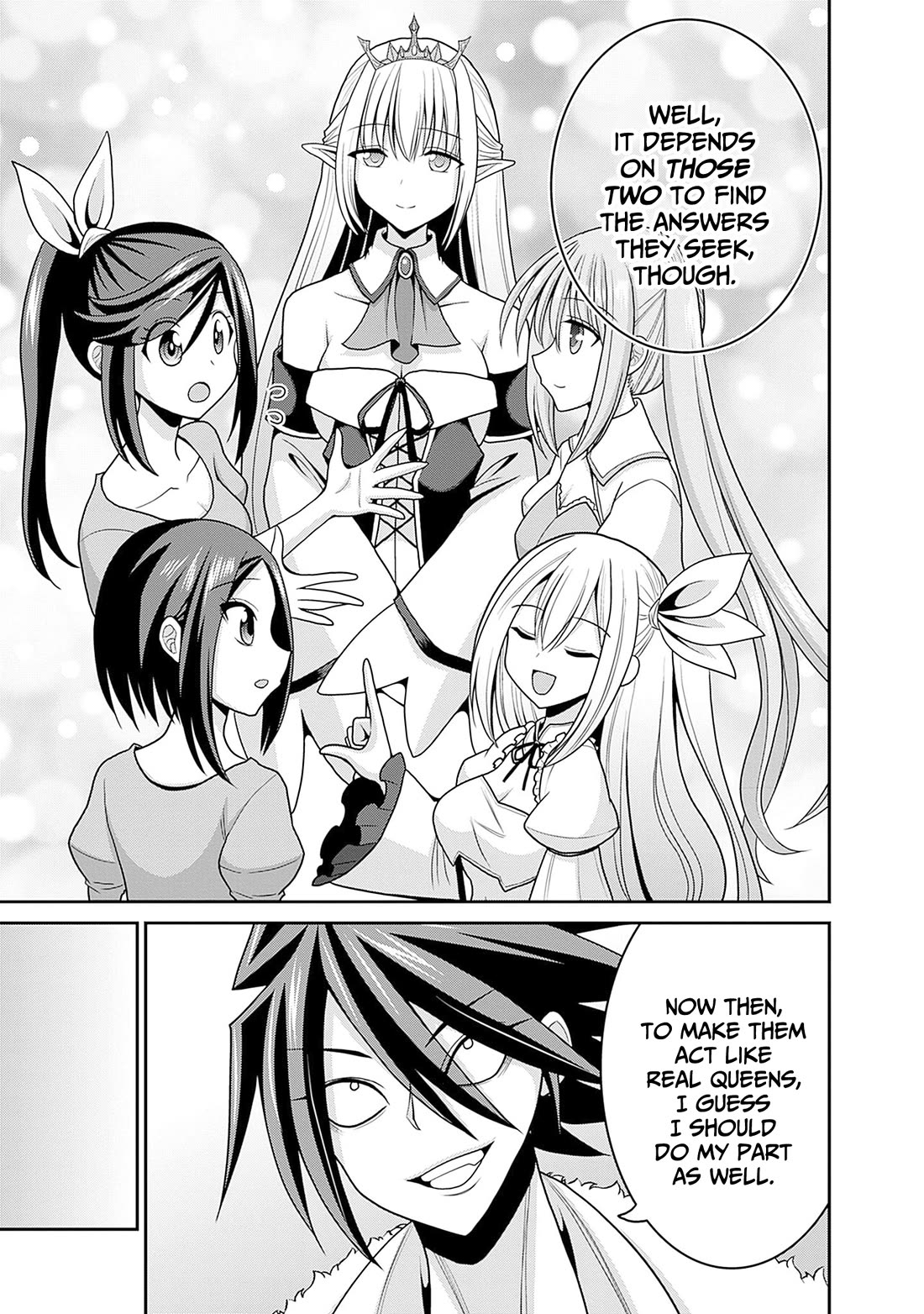 Kujibiki Tokushou Musou Harem-ken Chapter 58 page 14 - Chapter 58: Becoming new Queens! A heart that inherits affection