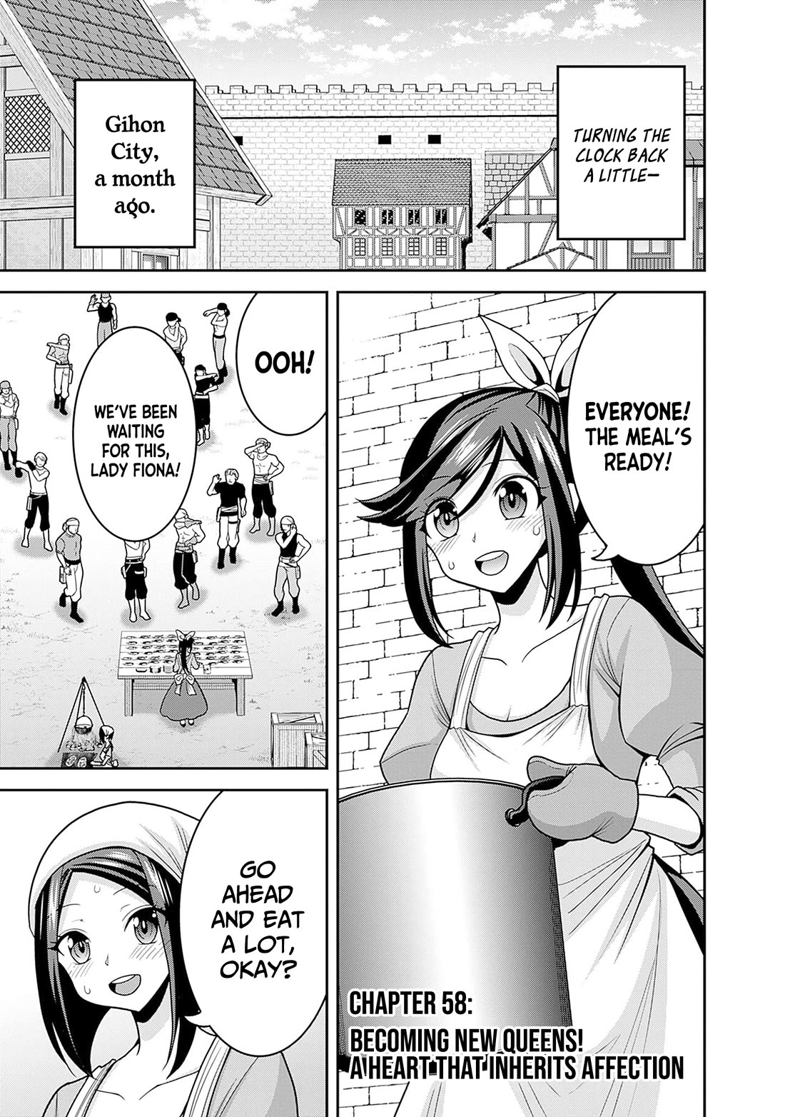 Kujibiki Tokushou Musou Harem-ken Chapter 58 page 2 - Chapter 58: Becoming new Queens! A heart that inherits affection