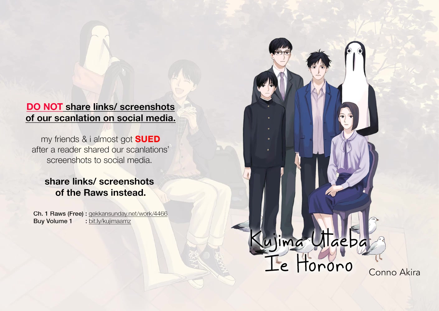 Kujima Utaeba Ie Hororo Chapter 2 page 1 - Chapter 2: The Older Provides for the Smaller
