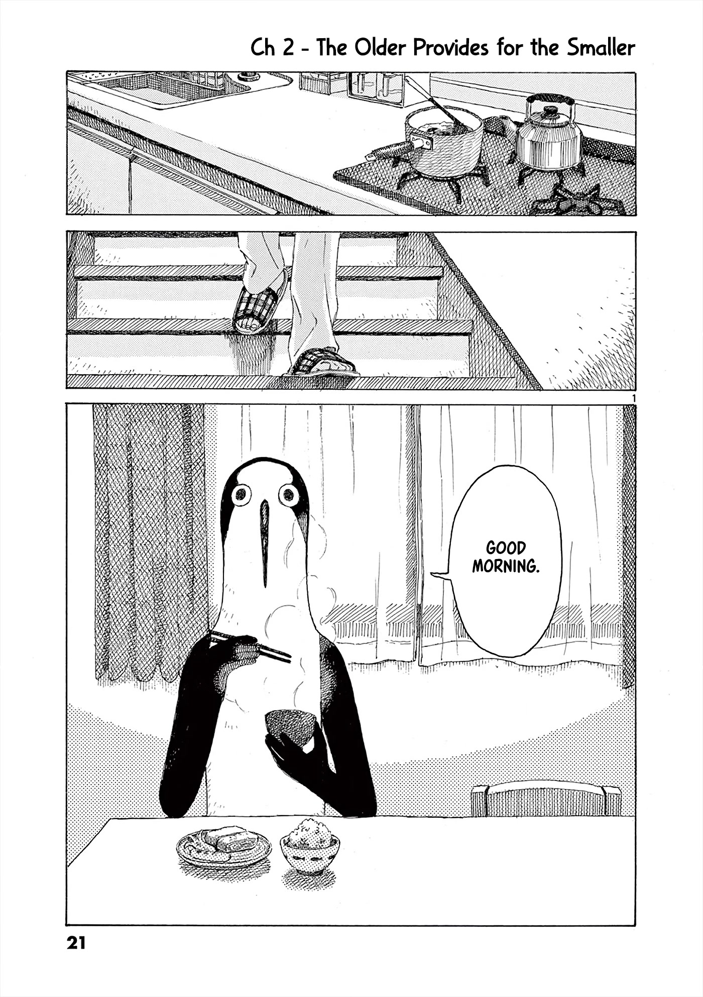 Kujima Utaeba Ie Hororo Chapter 2 page 3 - Chapter 2: The Older Provides for the Smaller