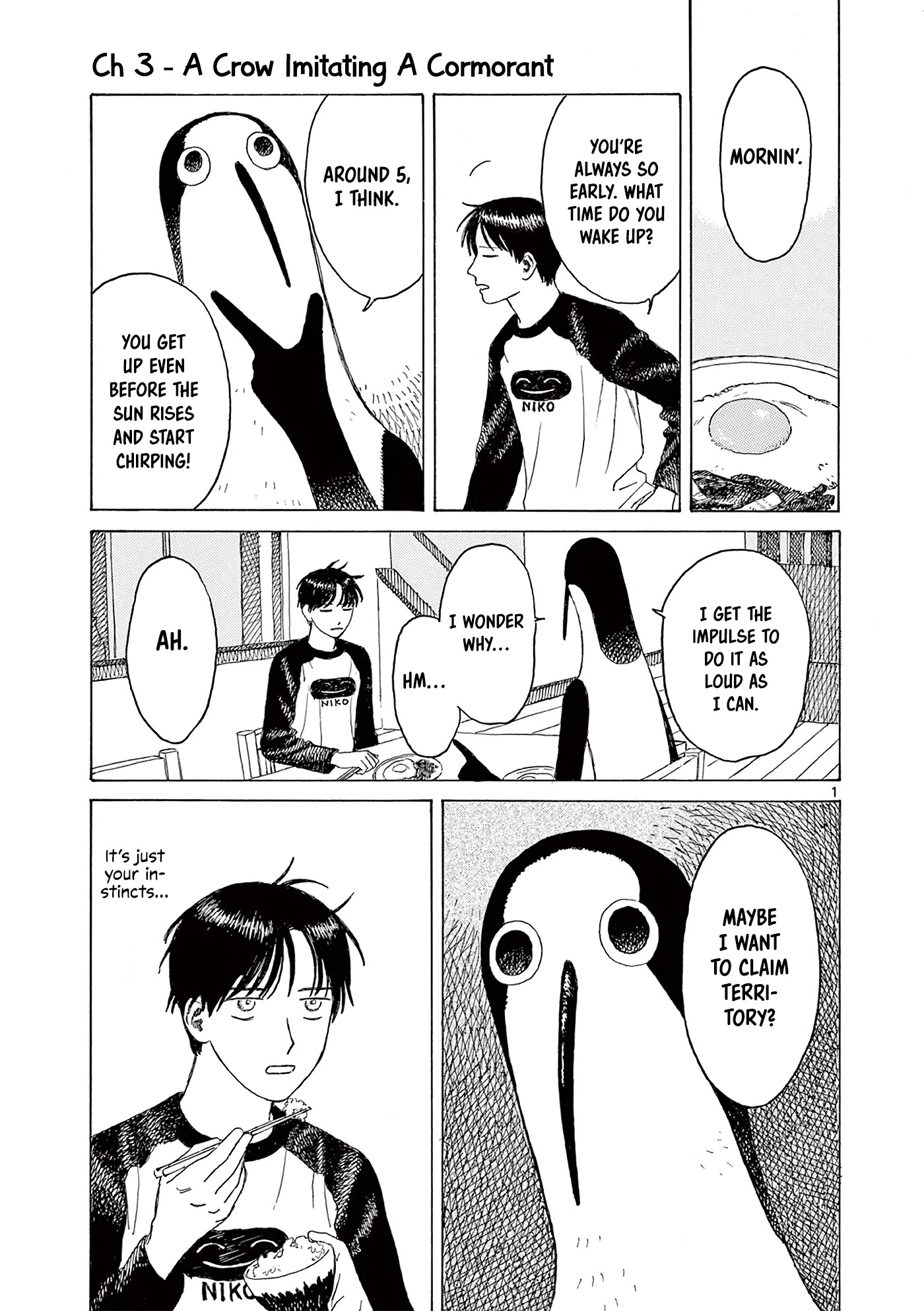 Kujima Utaeba Ie Hororo Chapter 3 page 3 - Chapter 3: A Crow Imitating A Cormorant