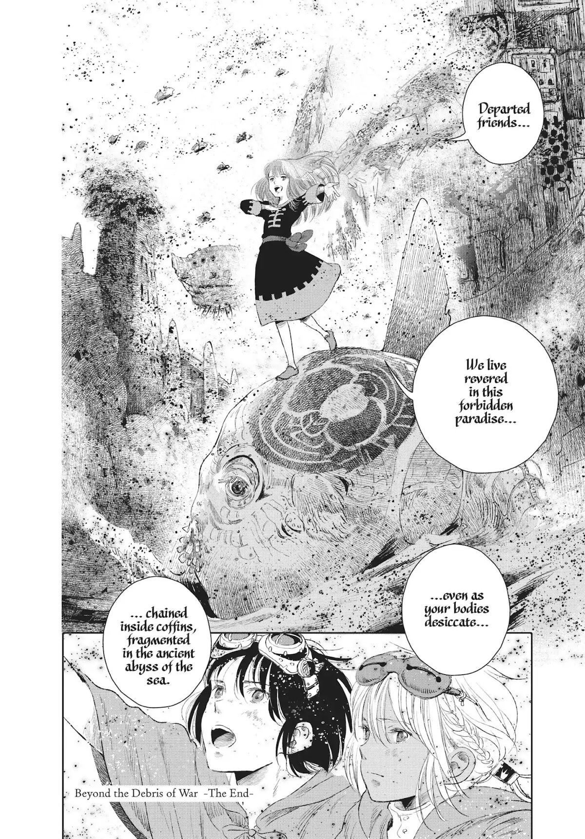 Kujira no Kora wa Sajou ni Utau Chapter 11 page 43 - Chapter 11: Beyond the Debris of War