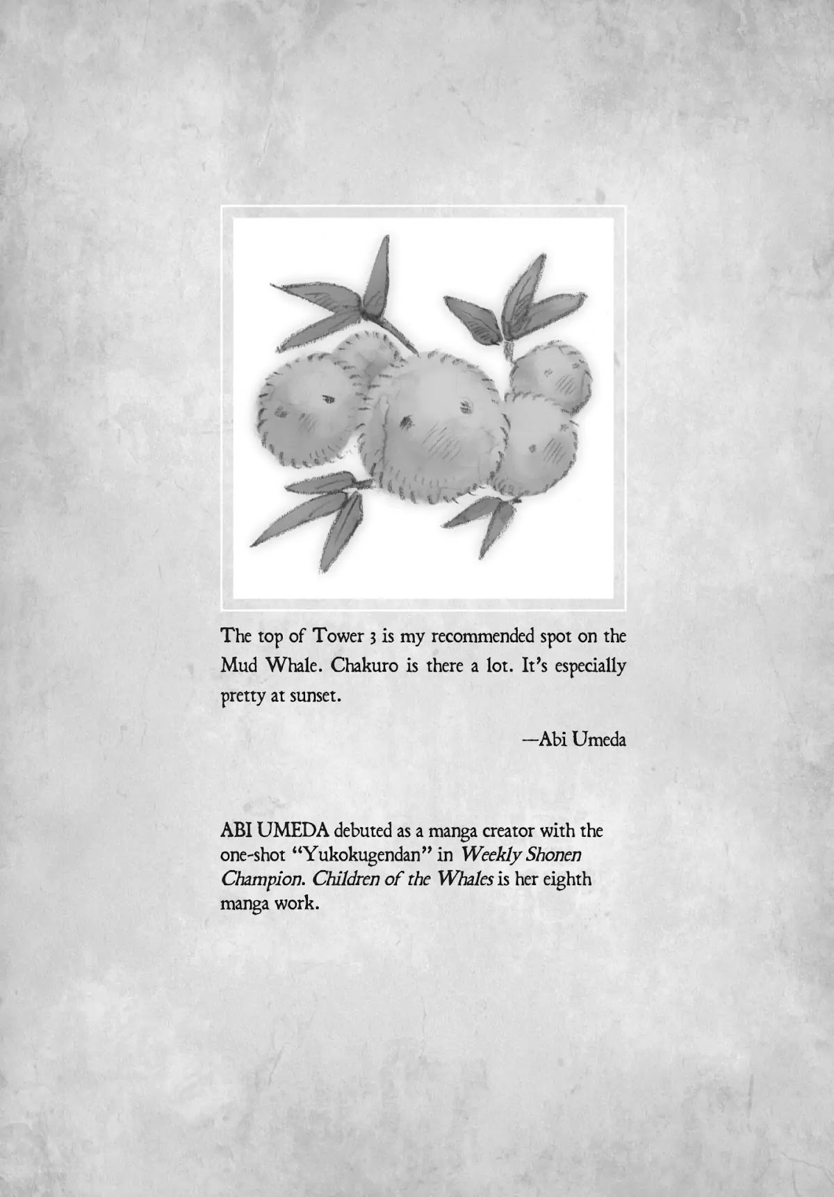 Kujira no Kora wa Sajou ni Utau Chapter 12.5 page 5 - Vol.3 Afterword: Songs of Children of the Whales