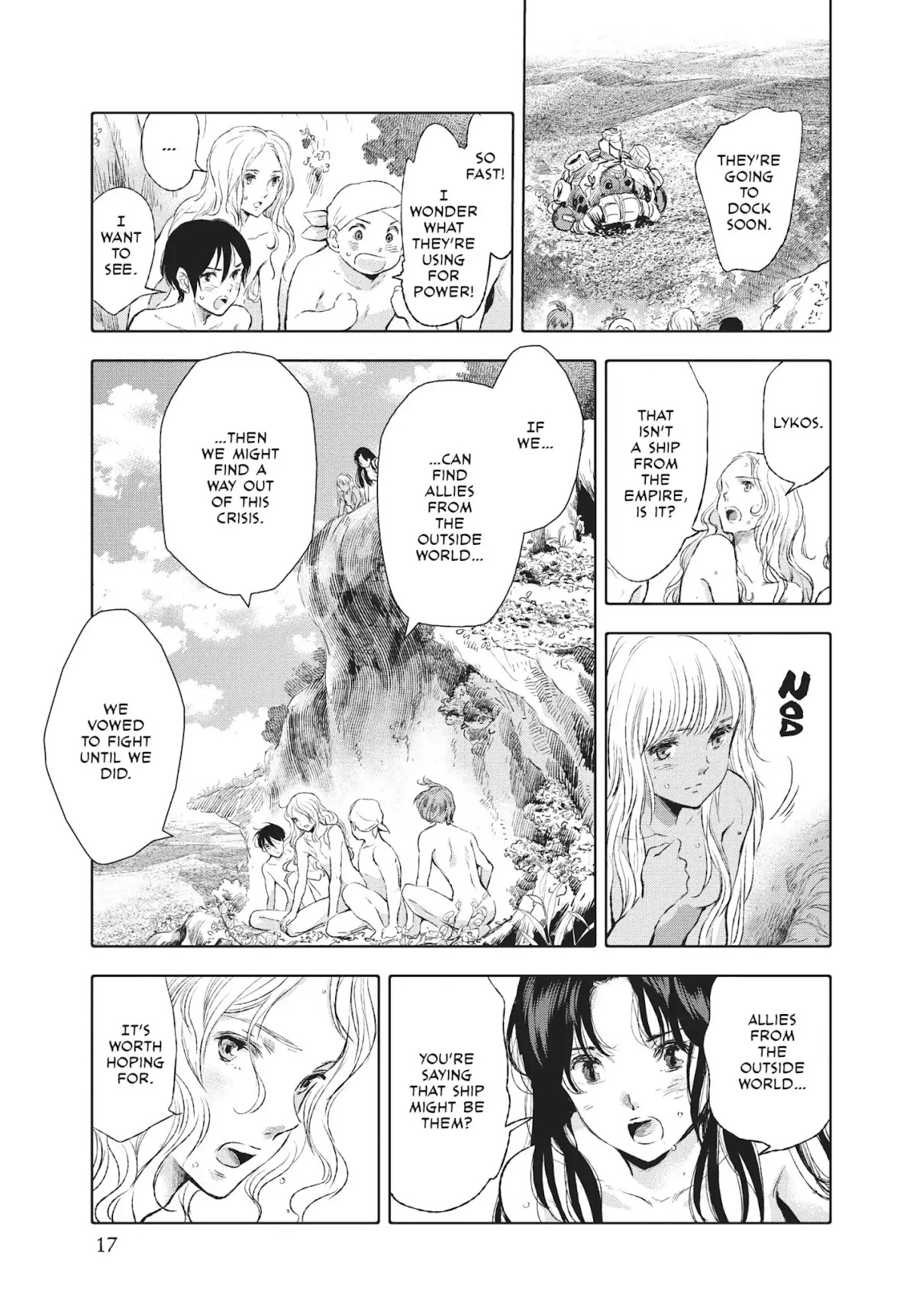 Kujira no Kora wa Sajou ni Utau Chapter 17 page 16 - Chapter 17: Travelers from Afar