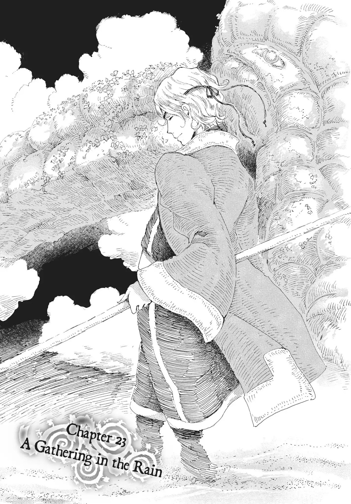 Kujira no Kora wa Sajou ni Utau Chapter 23 page 1 - Chapter 23: A Gathering in the Rain