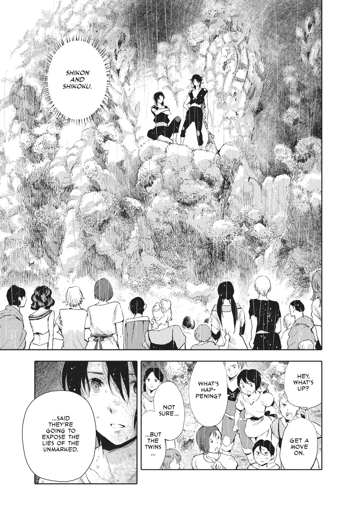Kujira no Kora wa Sajou ni Utau Chapter 23 page 17 - Chapter 23: A Gathering in the Rain