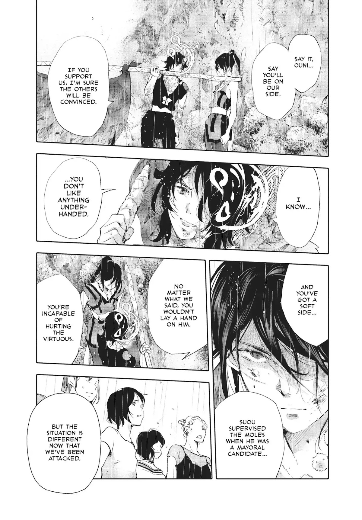 Kujira no Kora wa Sajou ni Utau Chapter 23 page 35 - Chapter 23: A Gathering in the Rain