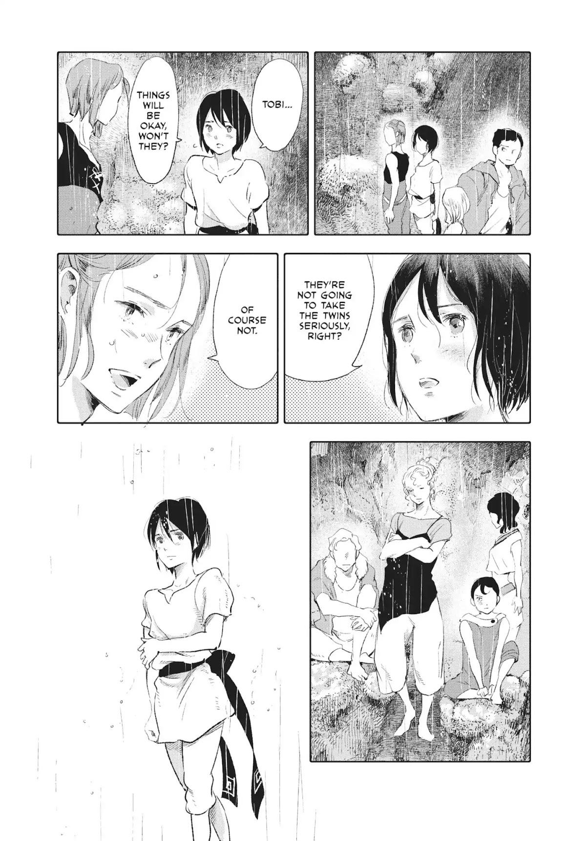 Kujira no Kora wa Sajou ni Utau Chapter 23 page 43 - Chapter 23: A Gathering in the Rain