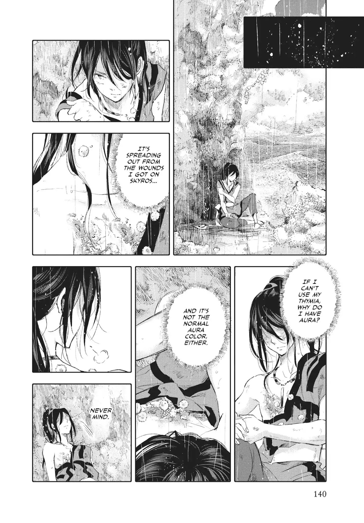 Kujira no Kora wa Sajou ni Utau Chapter 23 page 44 - Chapter 23: A Gathering in the Rain