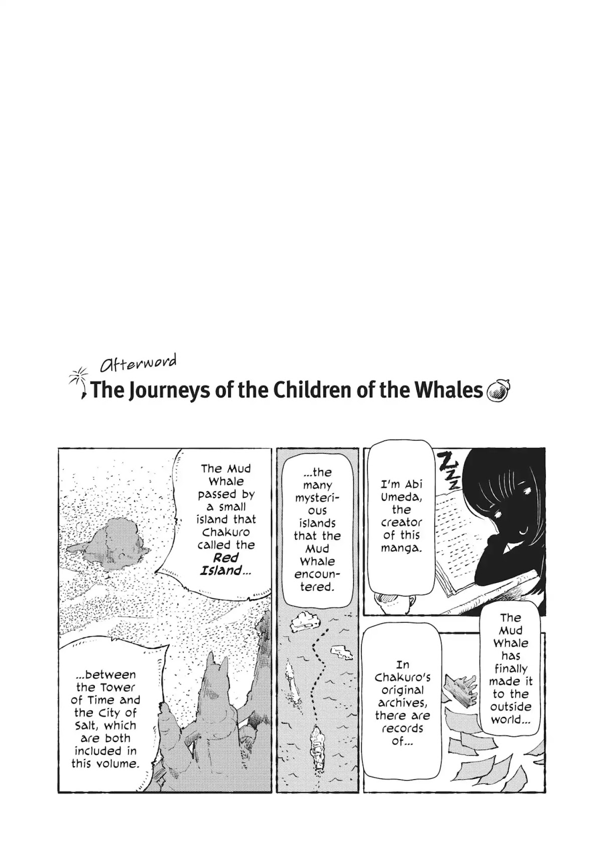 Kujira no Kora wa Sajou ni Utau Chapter 24.5 page 1 - Vol.6 Afterword