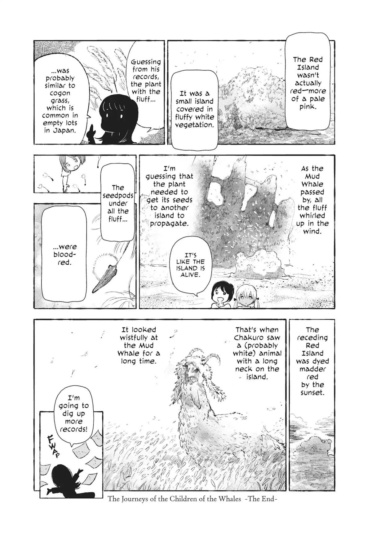 Kujira no Kora wa Sajou ni Utau Chapter 24.5 page 2 - Vol.6 Afterword