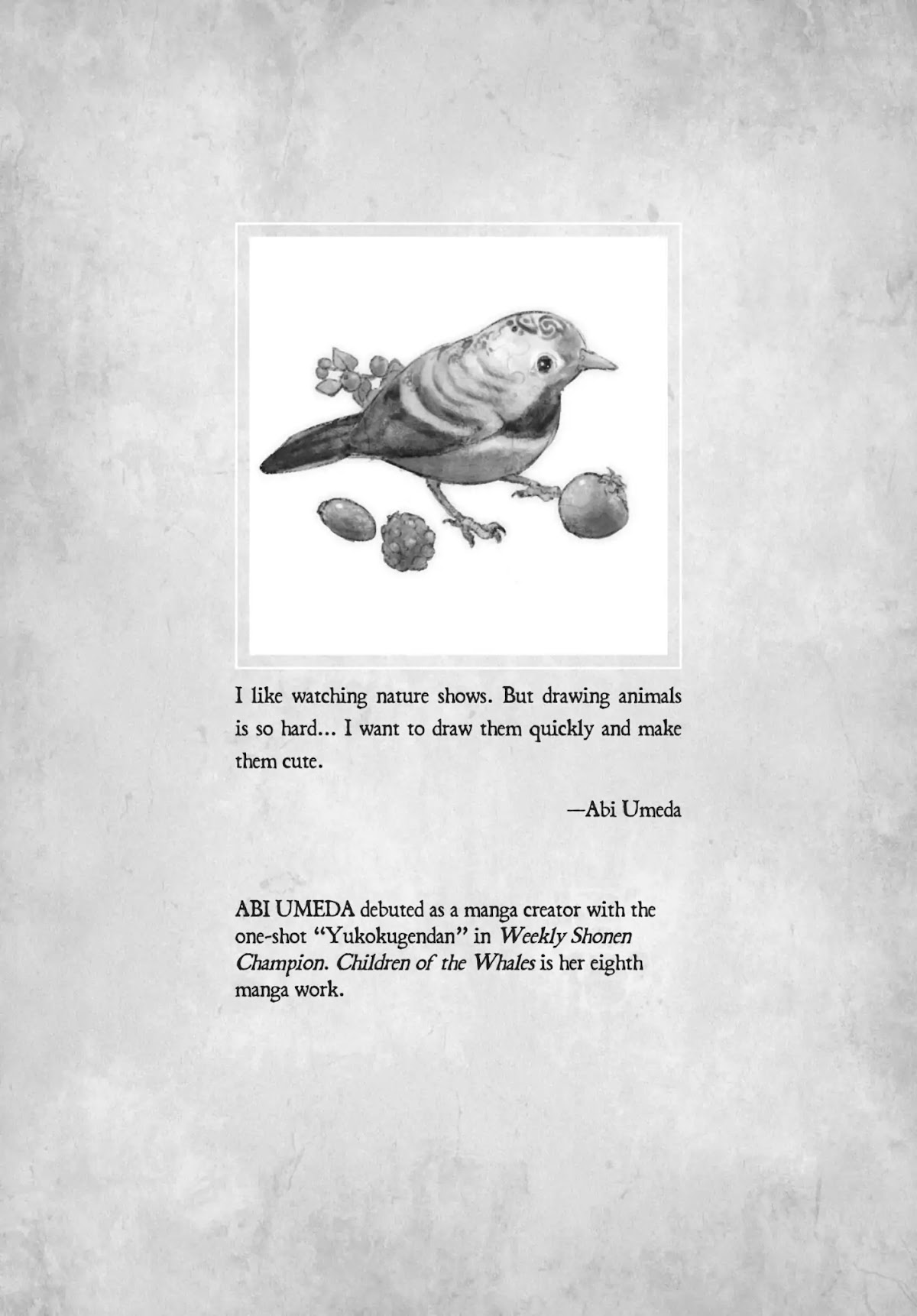 Kujira no Kora wa Sajou ni Utau Chapter 24.5 page 6 - Vol.6 Afterword