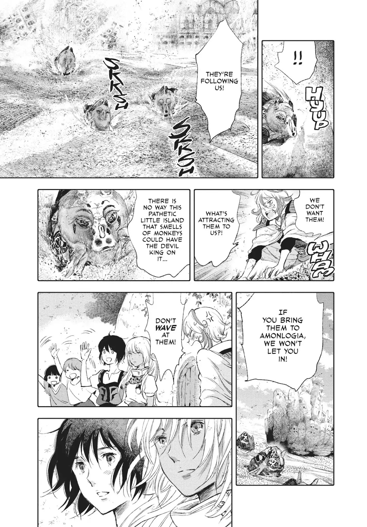 Kujira no Kora wa Sajou ni Utau Chapter 24 page 43 - Chapter 24: The Omen of the Kamingaino