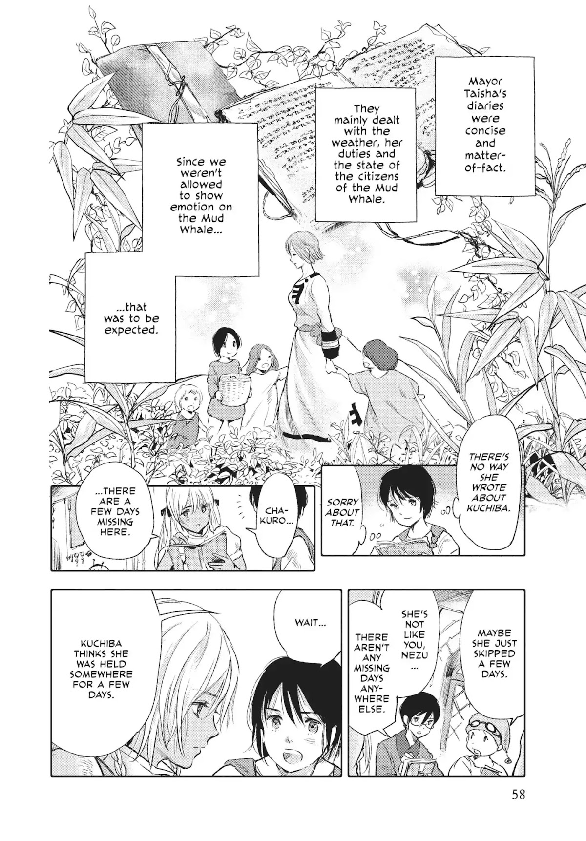 Kujira no Kora wa Sajou ni Utau Chapter 26 page 14 - Chapter 26: The Mud Maze
