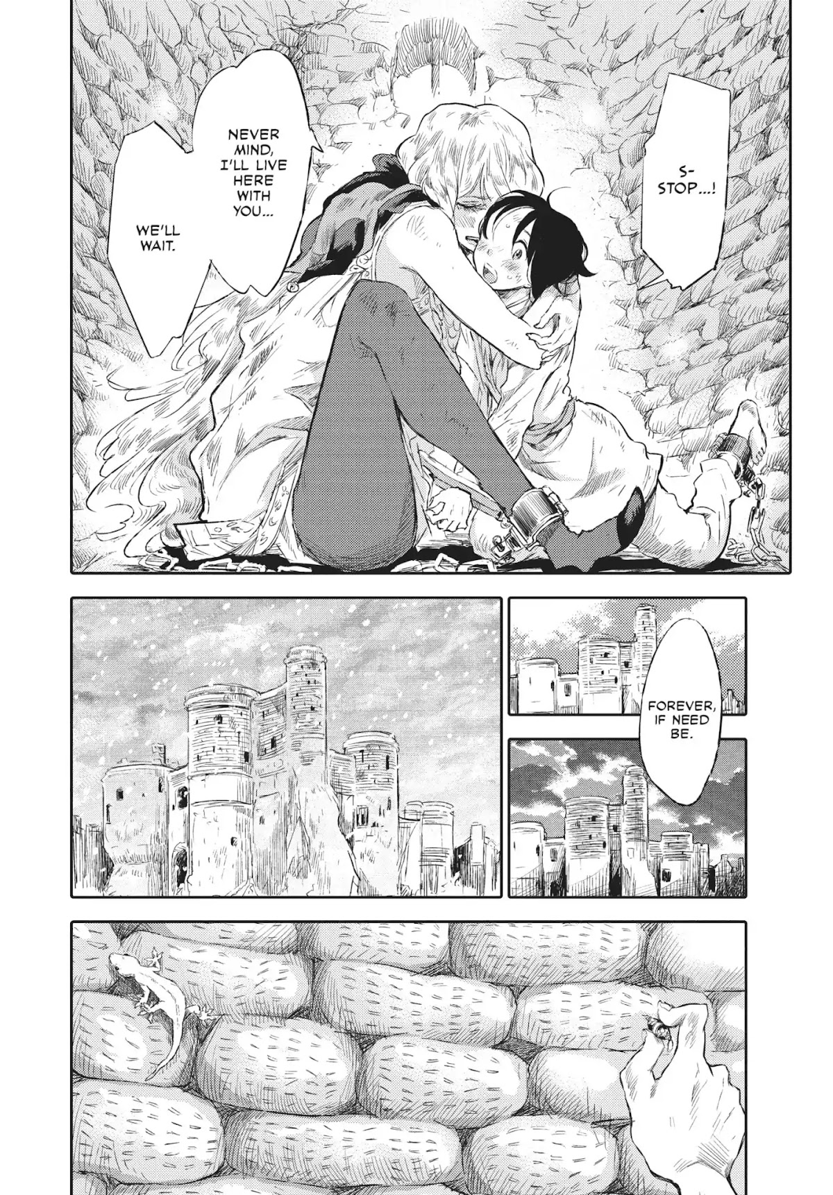 Kujira no Kora wa Sajou ni Utau Chapter 28.5 page 22 - Vol.7 Another Record: The Sky on the Wall, Next to the Light