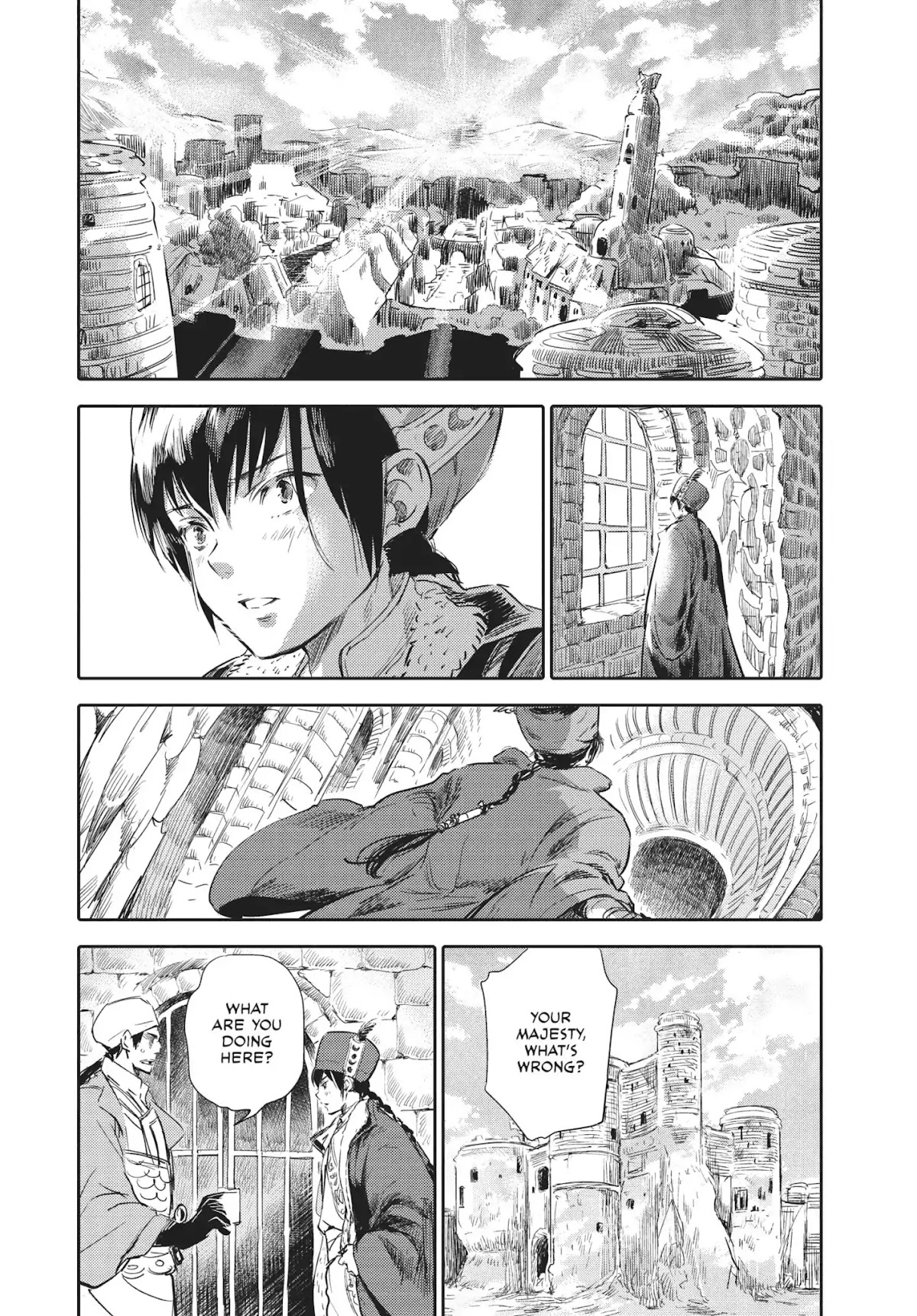 Kujira no Kora wa Sajou ni Utau Chapter 28.5 page 34 - Vol.7 Another Record: The Sky on the Wall, Next to the Light