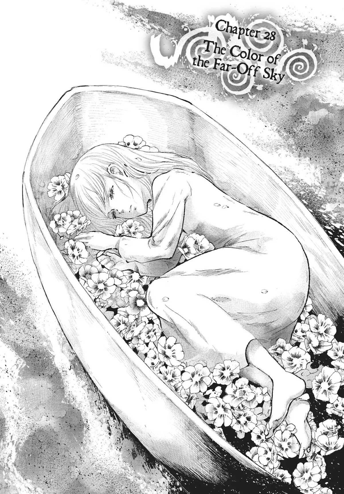 Kujira no Kora wa Sajou ni Utau Chapter 28 page 1 - Chapter 28: The Color of the Far-Off Sky