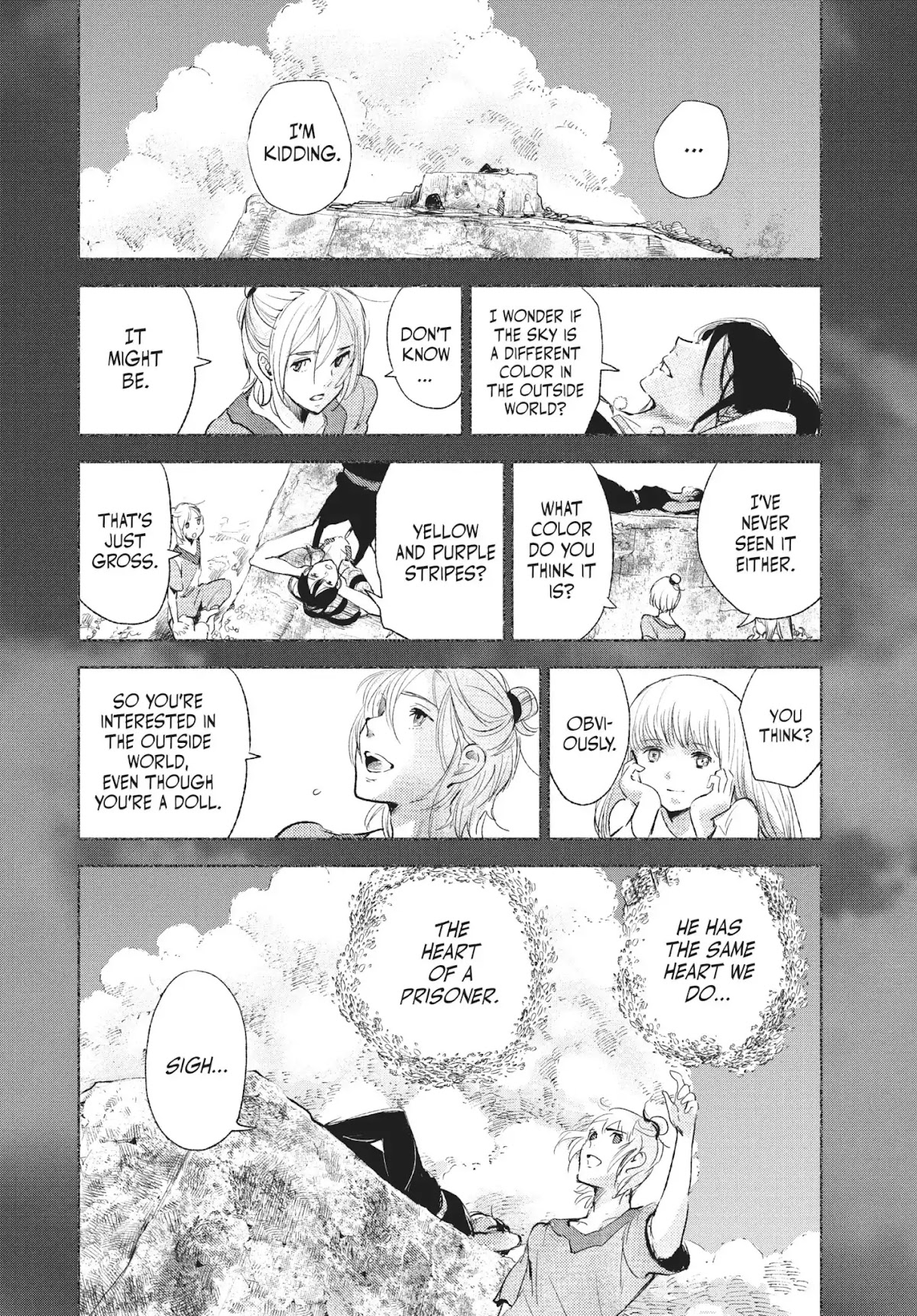 Kujira no Kora wa Sajou ni Utau Chapter 28 page 18 - Chapter 28: The Color of the Far-Off Sky