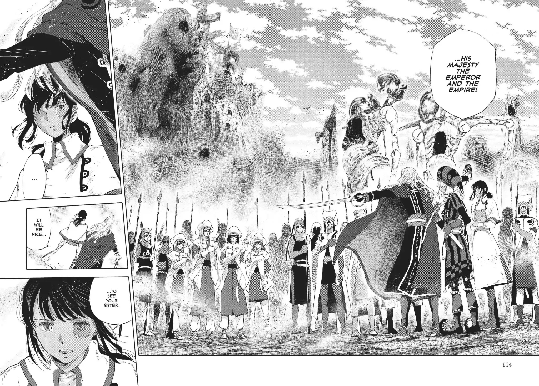 Kujira no Kora wa Sajou ni Utau Chapter 31 page 34 - Chapter 31: The Hollow Sound of Bells
