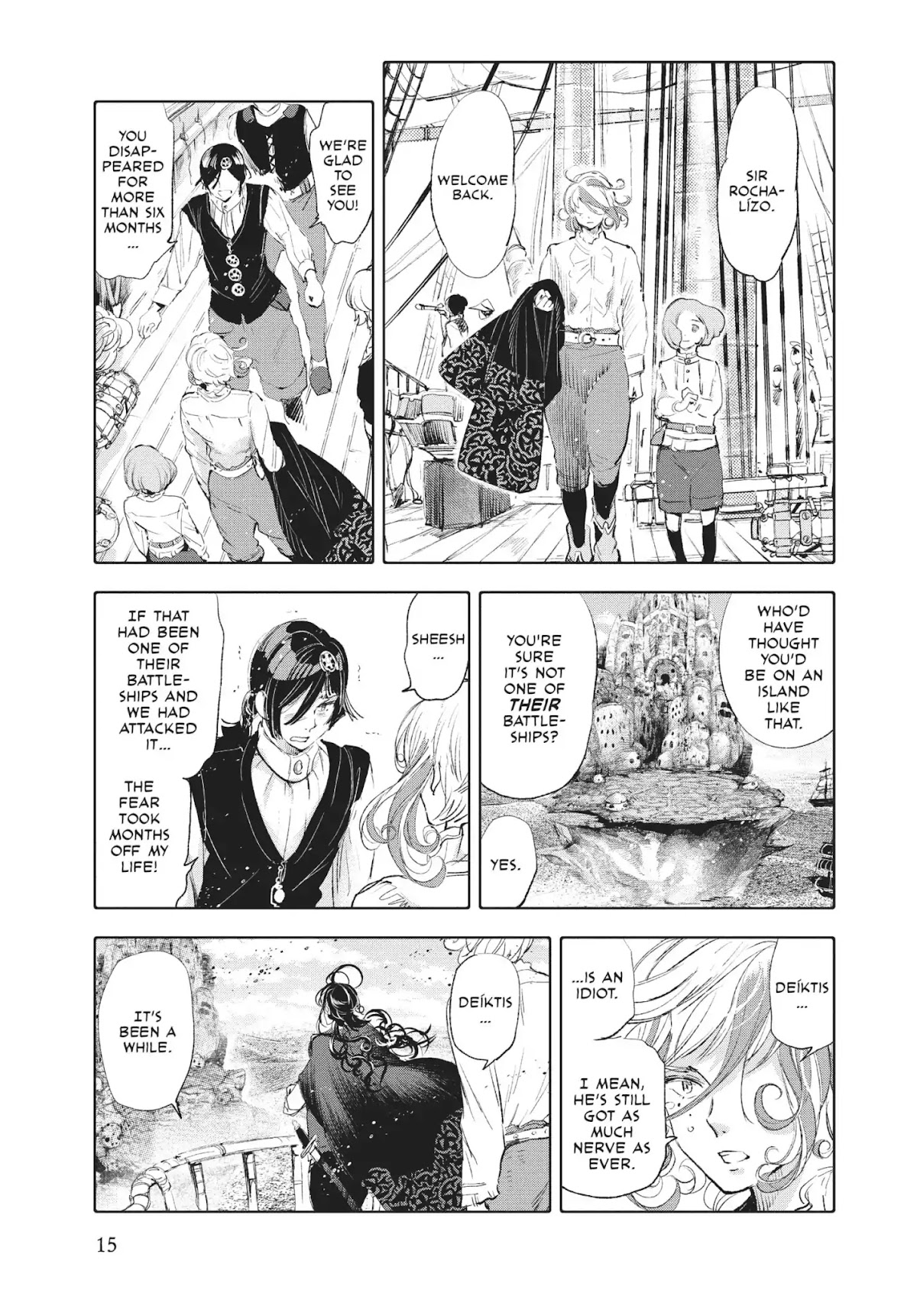 Kujira no Kora wa Sajou ni Utau Chapter 34 page 15 - Chapter 34: Foreign Land