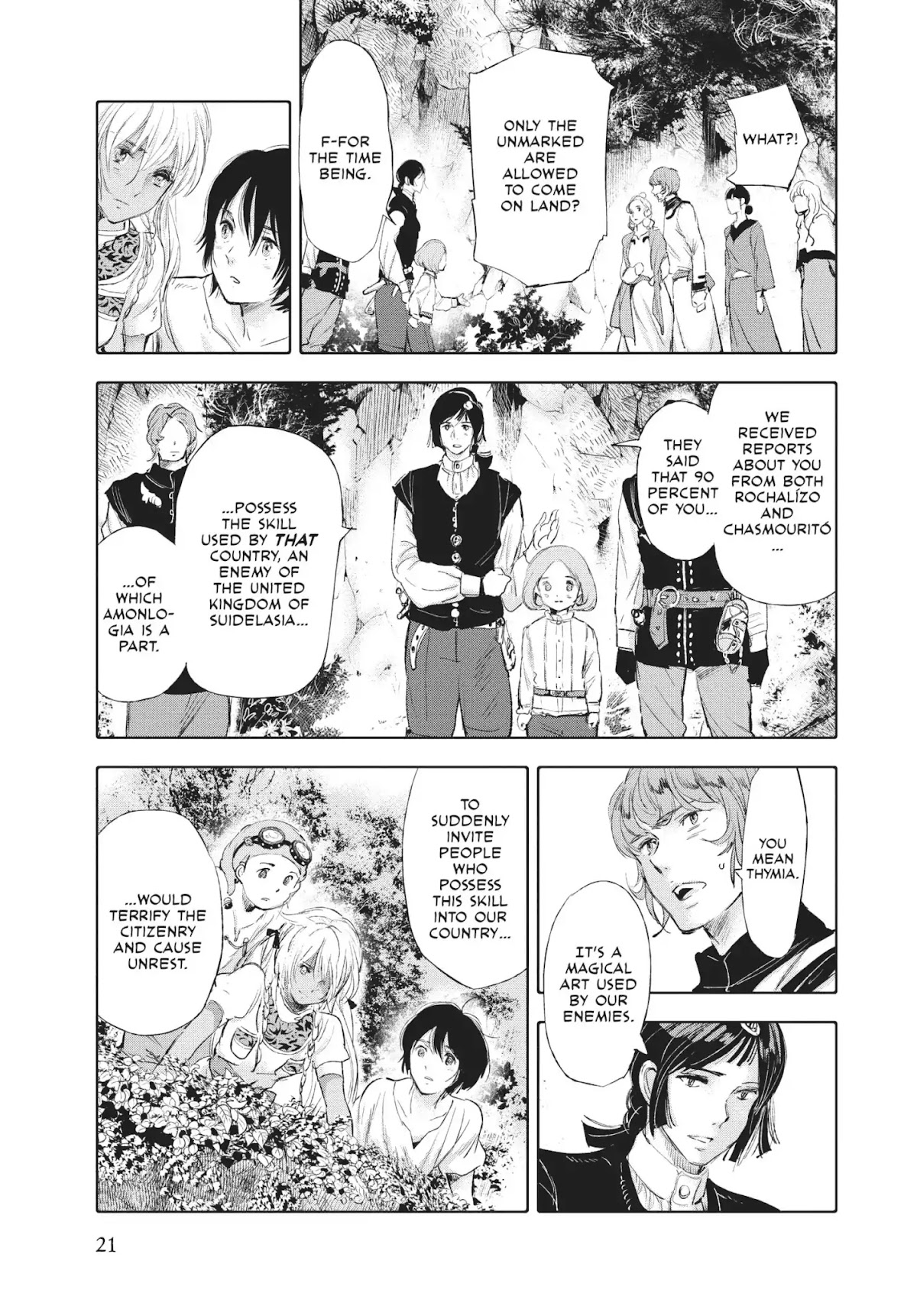 Kujira no Kora wa Sajou ni Utau Chapter 34 page 21 - Chapter 34: Foreign Land