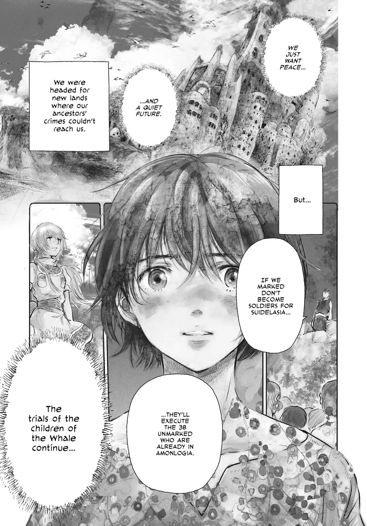 Kujira no Kora wa Sajou ni Utau Chapter 37 page 1 - Chapter 37: O Weak Ones