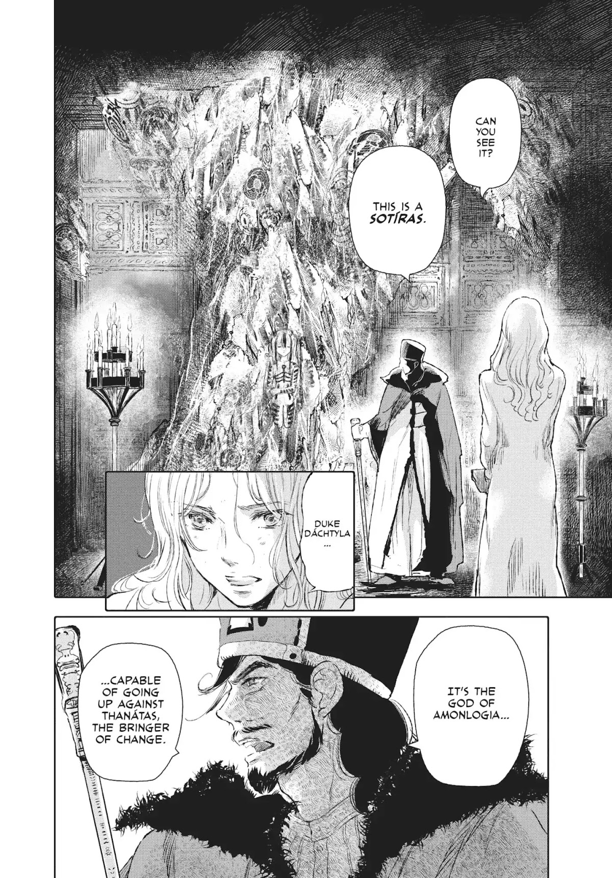 Kujira no Kora wa Sajou ni Utau Chapter 39 page 17 - Chapter 39: A God Living and a God Dead