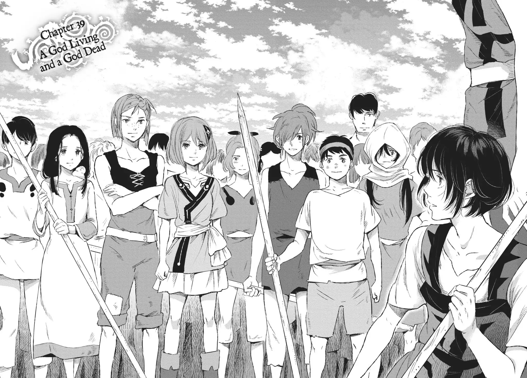 Kujira no Kora wa Sajou ni Utau Chapter 39 page 6 - Chapter 39: A God Living and a God Dead