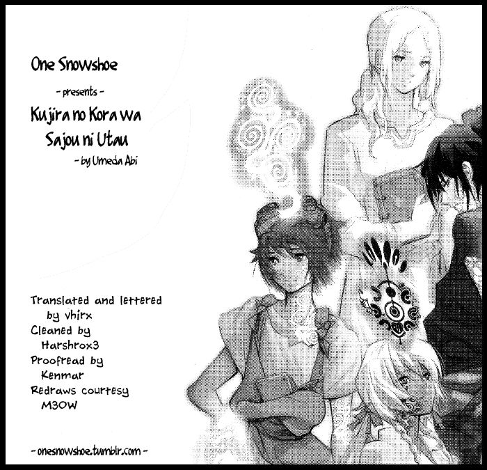Kujira no Kora wa Sajou ni Utau Chapter 4 page 1 - Chapter 4 : Toes of the Messengers