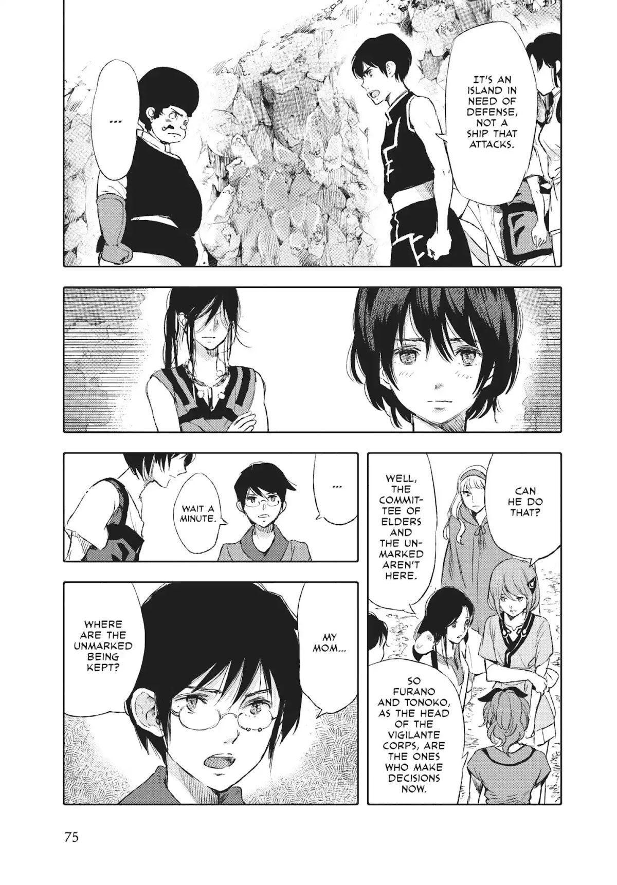 Kujira no Kora wa Sajou ni Utau Chapter 40 page 34 - Chapter 40: The Dark Roar of Cannons