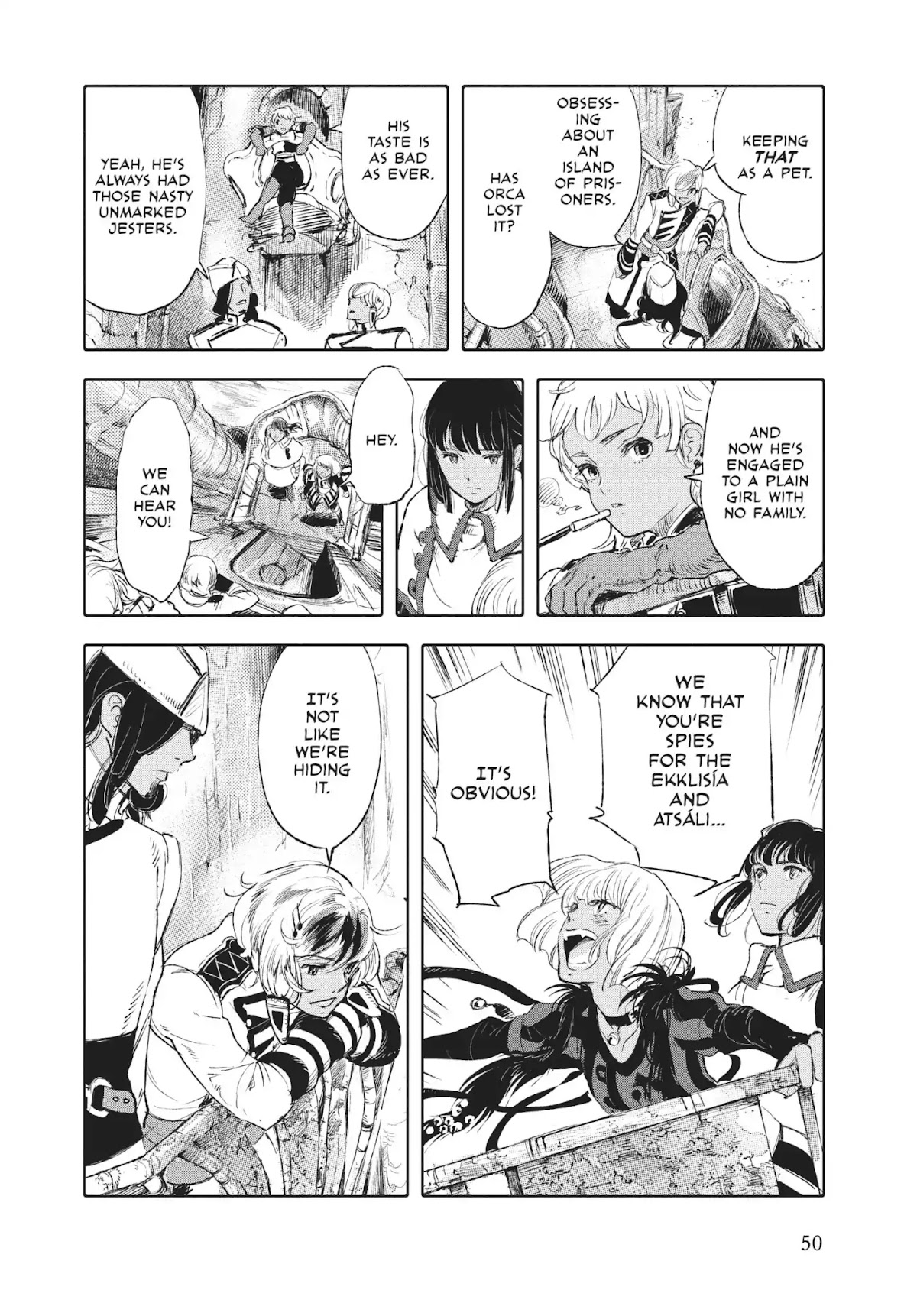 Kujira no Kora wa Sajou ni Utau Chapter 40 page 9 - Chapter 40: The Dark Roar of Cannons