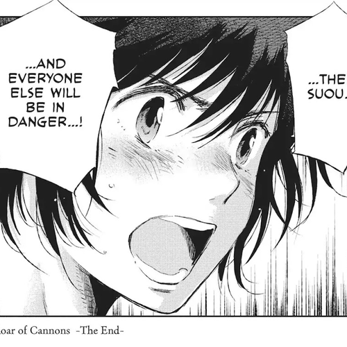Kujira no Kora wa Sajou ni Utau Chapter 40: The Dark Roar of Cannons cover