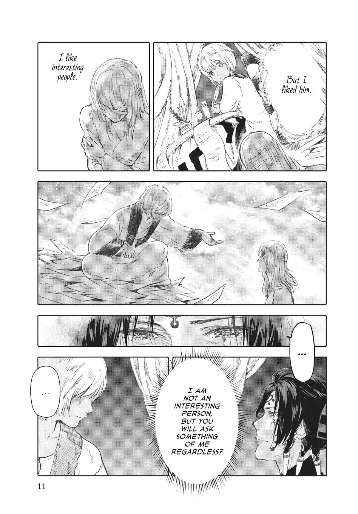 Kujira no Kora wa Sajou ni Utau Chapter 53 page 11 - Chapter 53: Cage of Wishes