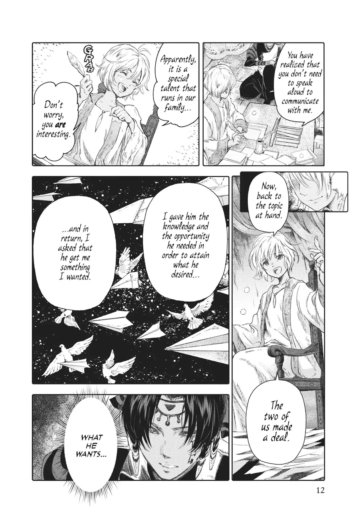 Kujira no Kora wa Sajou ni Utau Chapter 53 page 12 - Chapter 53: Cage of Wishes
