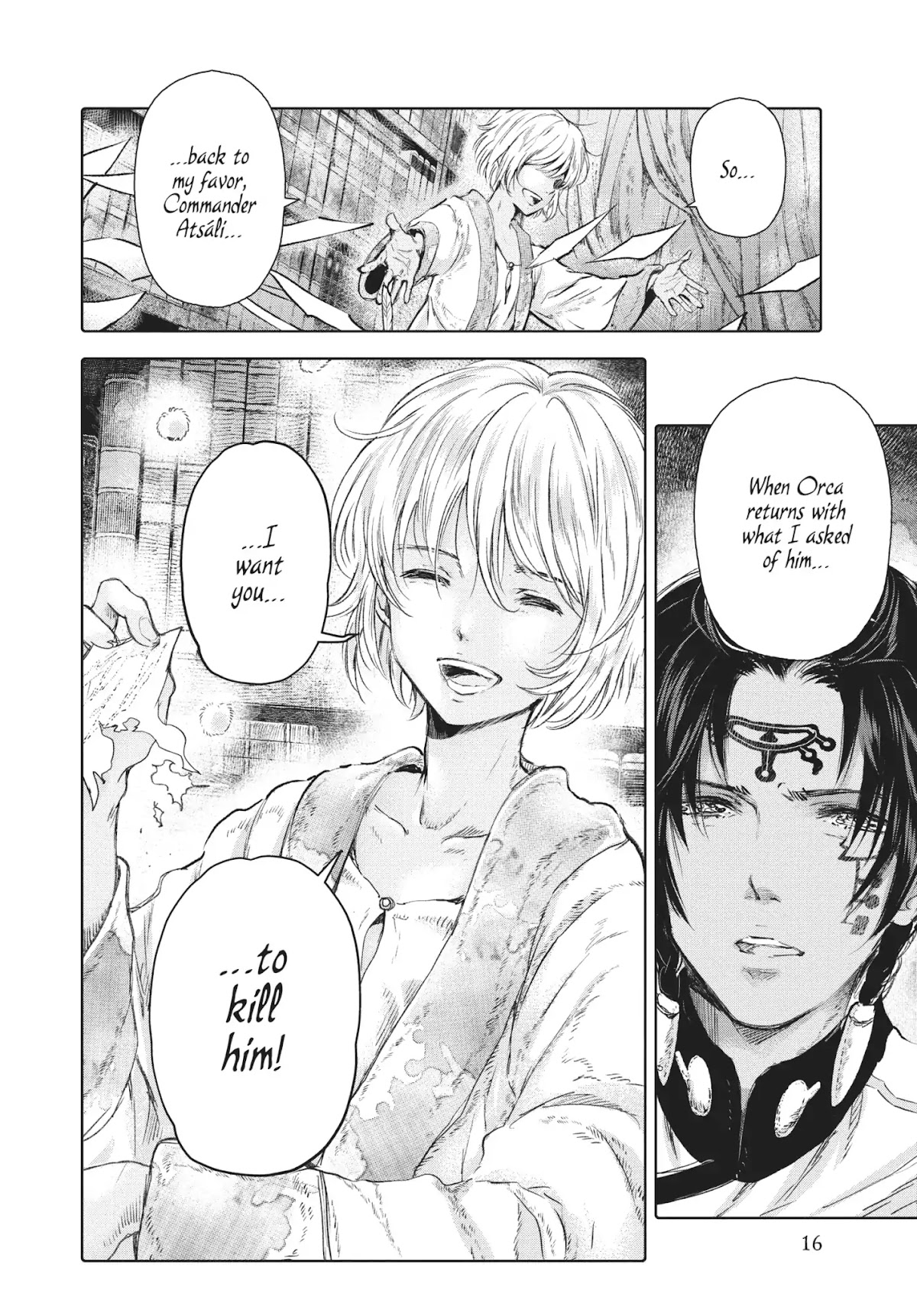 Kujira no Kora wa Sajou ni Utau Chapter 53 page 16 - Chapter 53: Cage of Wishes