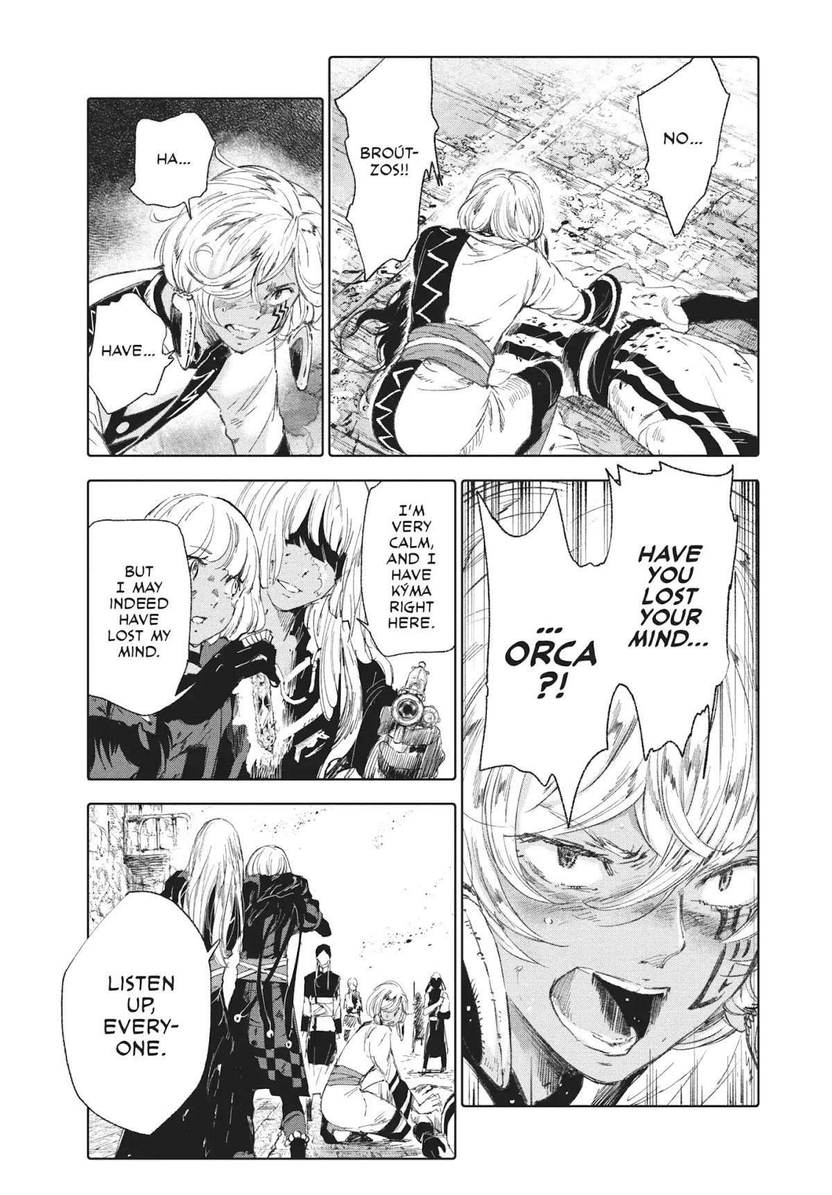 Kujira no Kora wa Sajou ni Utau Chapter 54 page 34 - Chapter 54: Road of Sand, Road of Return