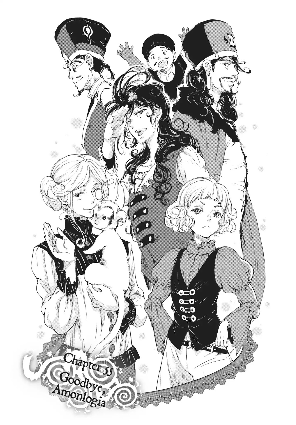 Kujira no Kora wa Sajou ni Utau Chapter 55 page 1 - Chapter 55: Goodbye Amonlogia
